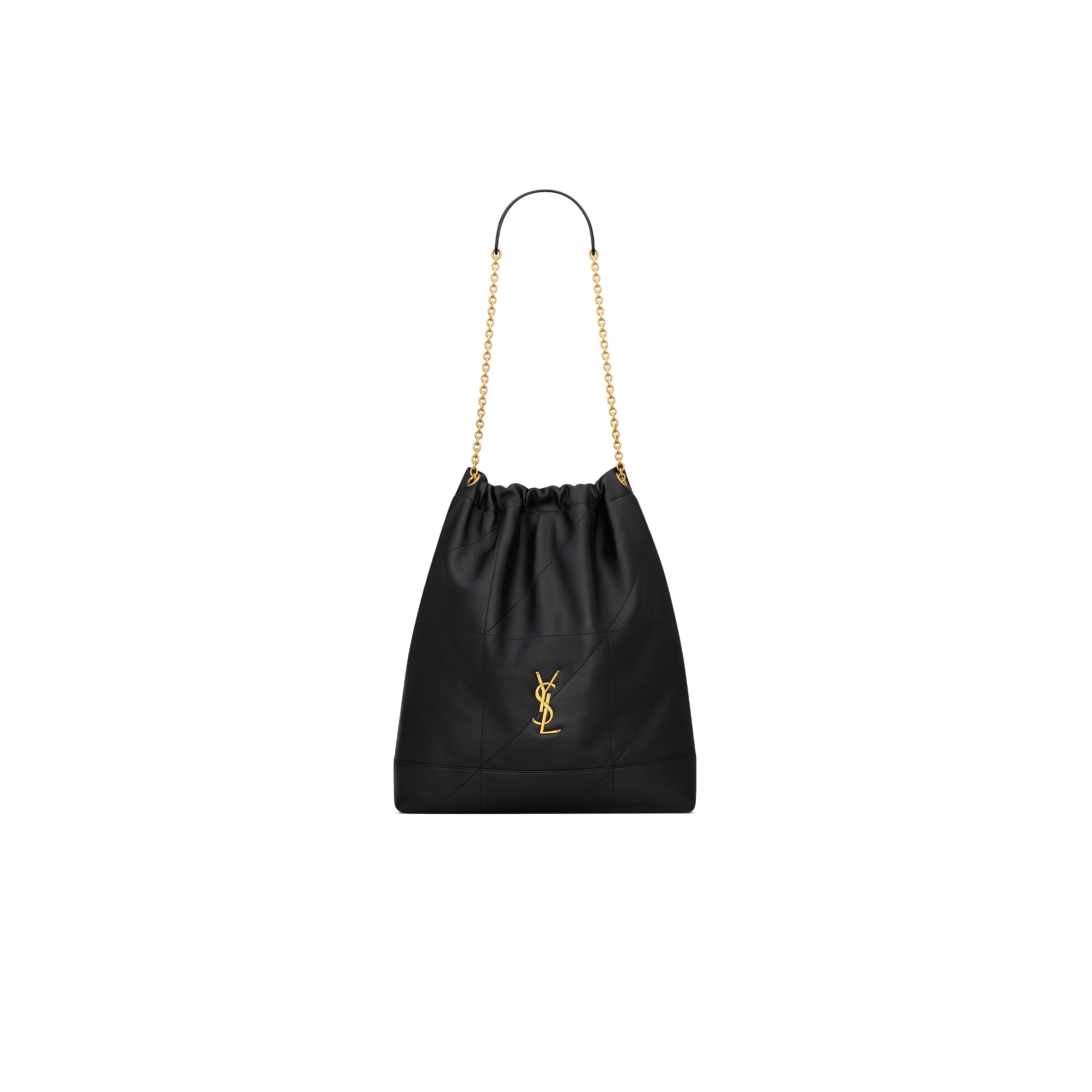 YSL JAMIE LARGE POCHON IN LAMBSKIN 828350AAB321000 (34*41*5cm)
